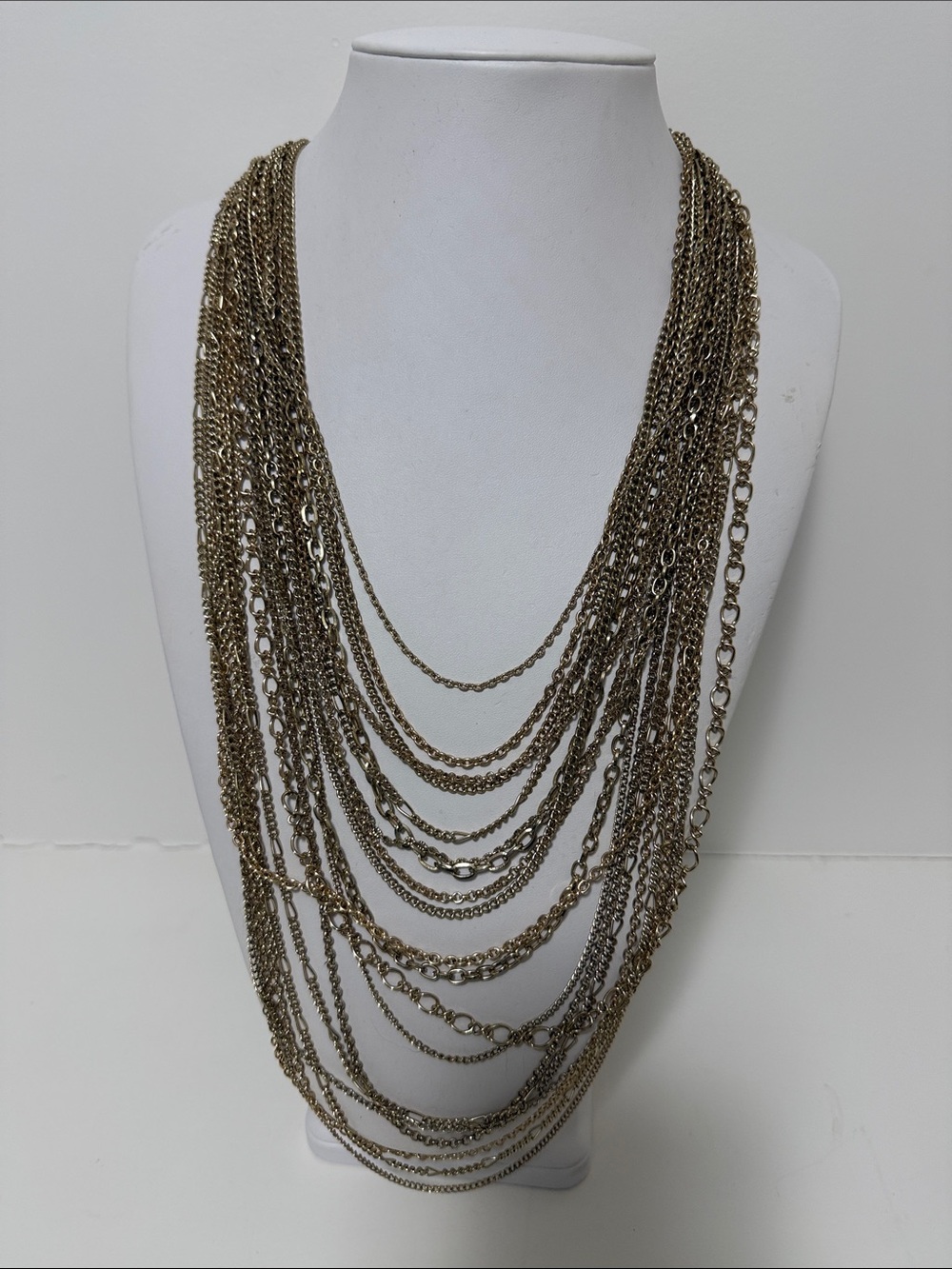 Multi-Strand Gold Layered Necklace - Women Jewelry